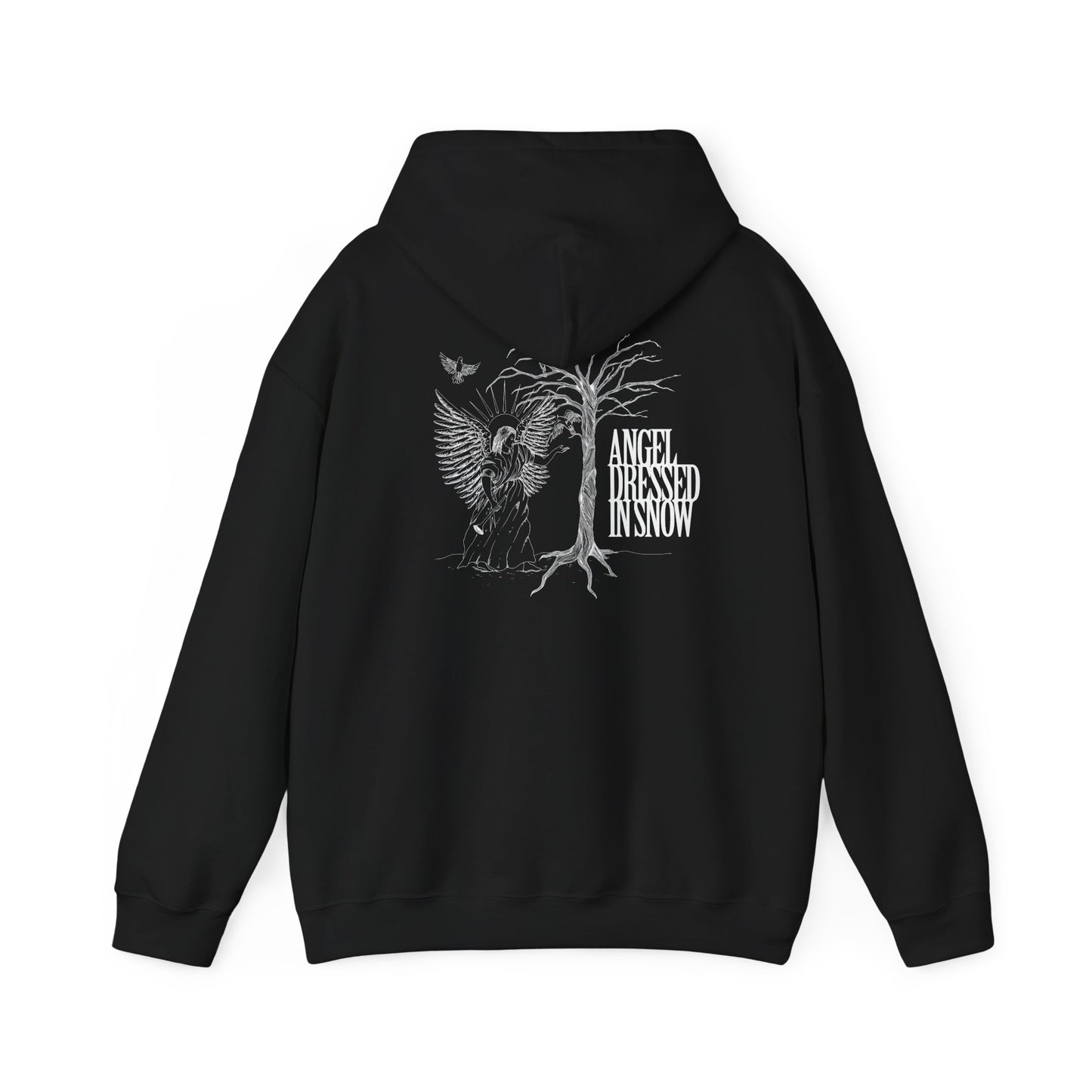 Angel Dressed In Snow (Pullover Hoodie)