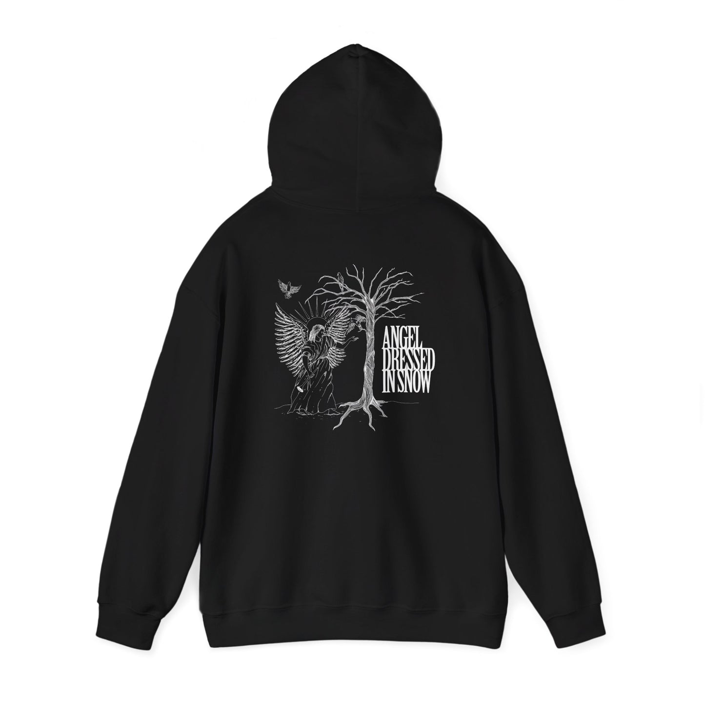 Angel Dressed In Snow (Pullover Hoodie)